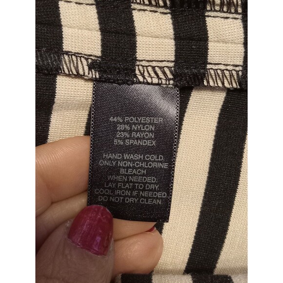 NWOT WHBM Black & White Stripe blazer Size 0 XS - Picture 9 of 13